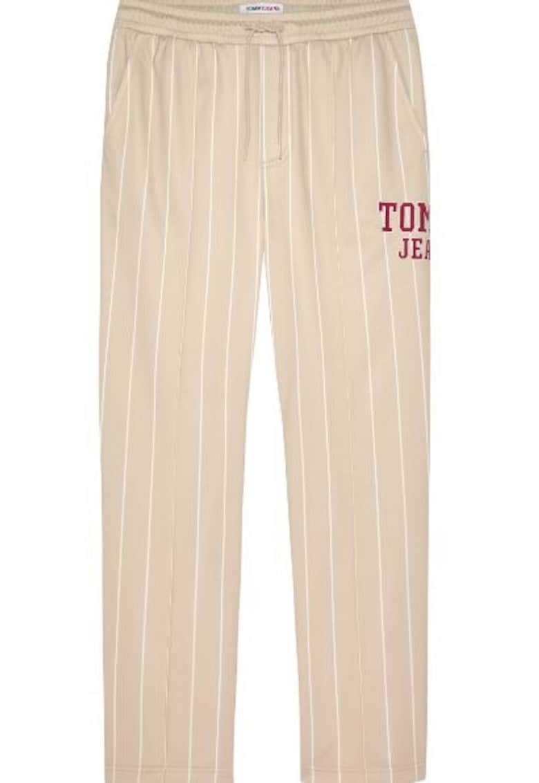 Tommy Jeans Pantaloni cu model in dungi