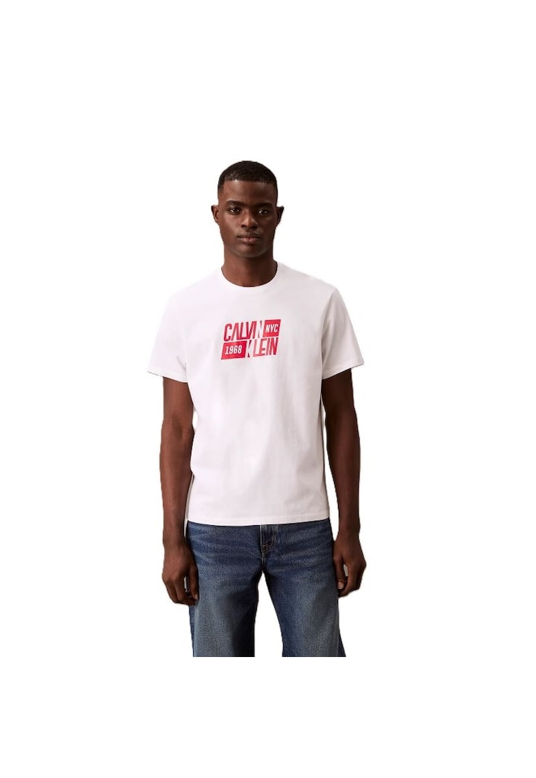 Tricou pentru Barbati - ss sport logo classic cntee - LV04RB850G-YAA - Alb