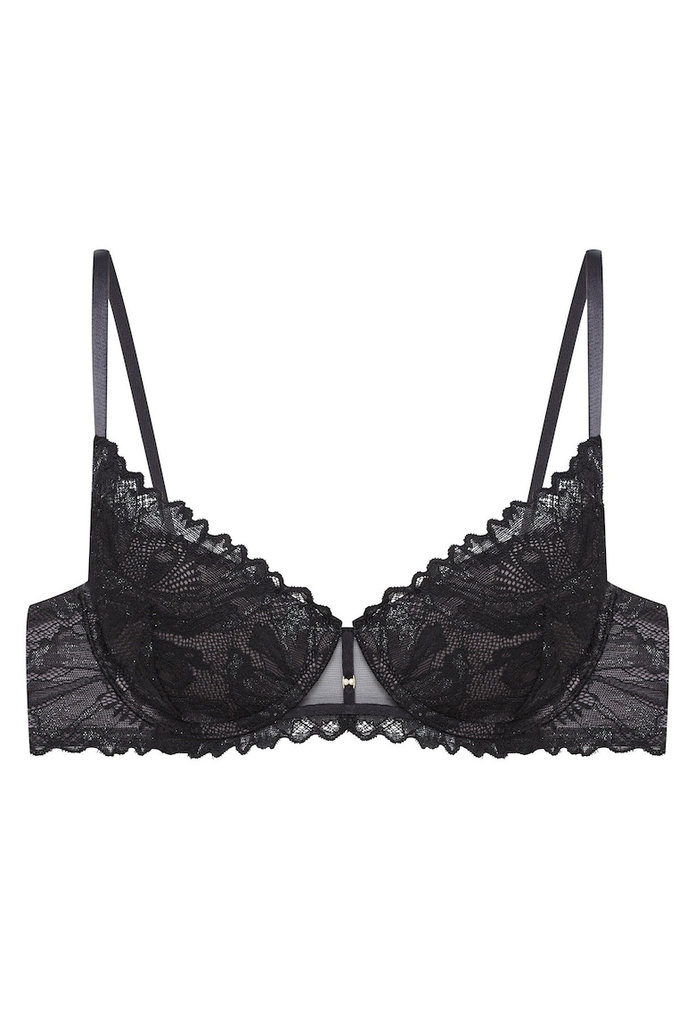 Sutien push-up Idyla  Negru gri