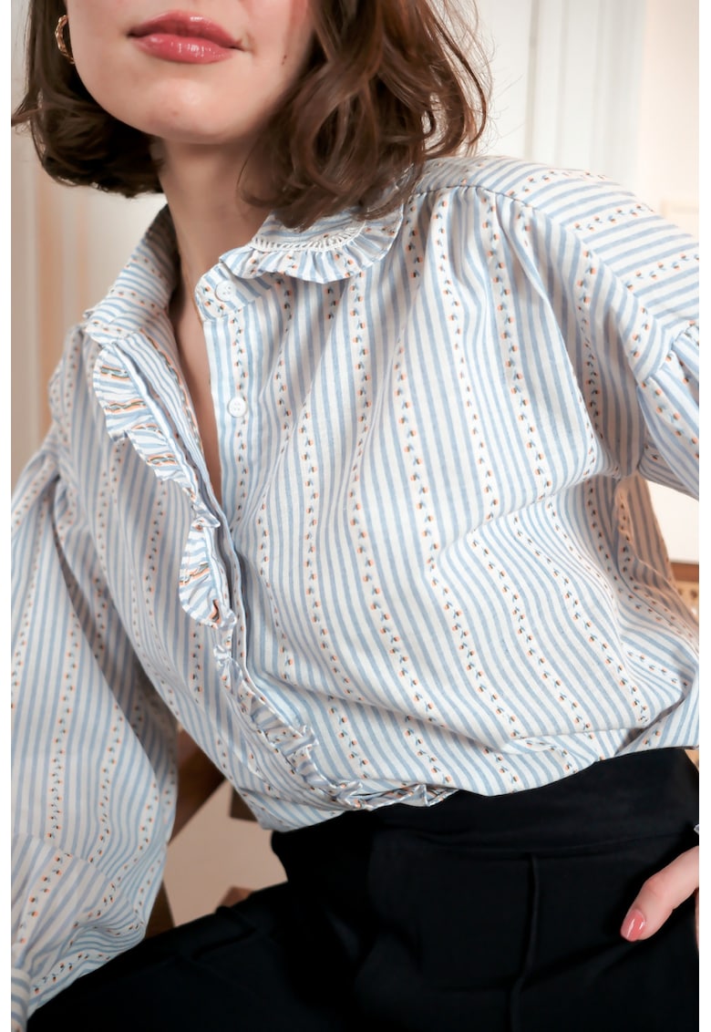 Camasa in dungi premium si imprimeu floral ASD95088 M10 16950