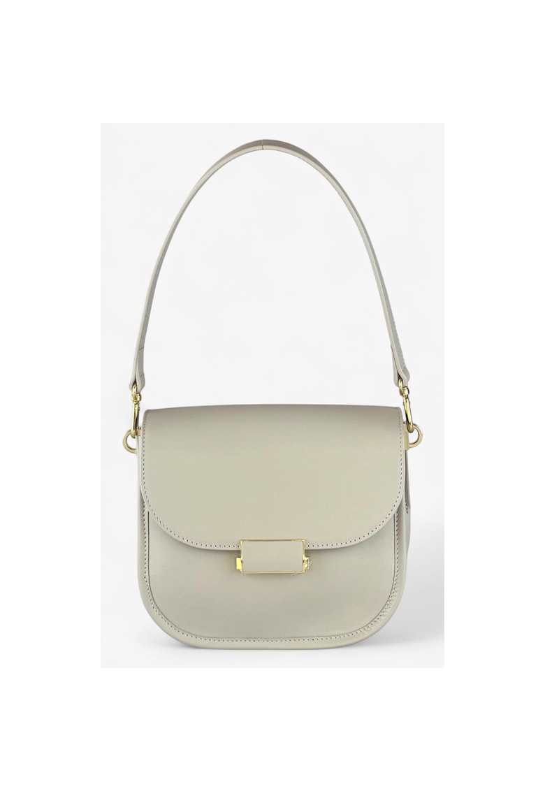 Caresta Alice geanta din piele - Crem - 15x18x10