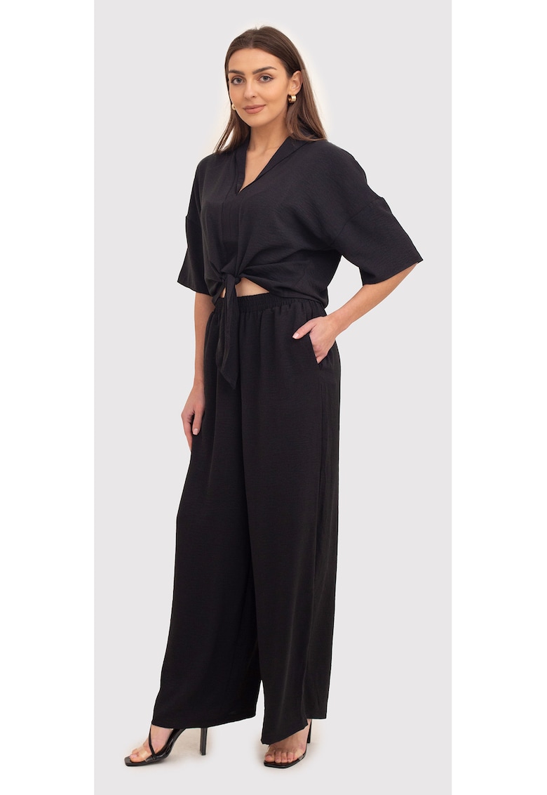 Pantaloni cu talie elastica