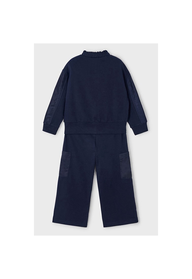 Set de trening pentru baieti - bluza cu fermoar si pantaloni - bleumarin -