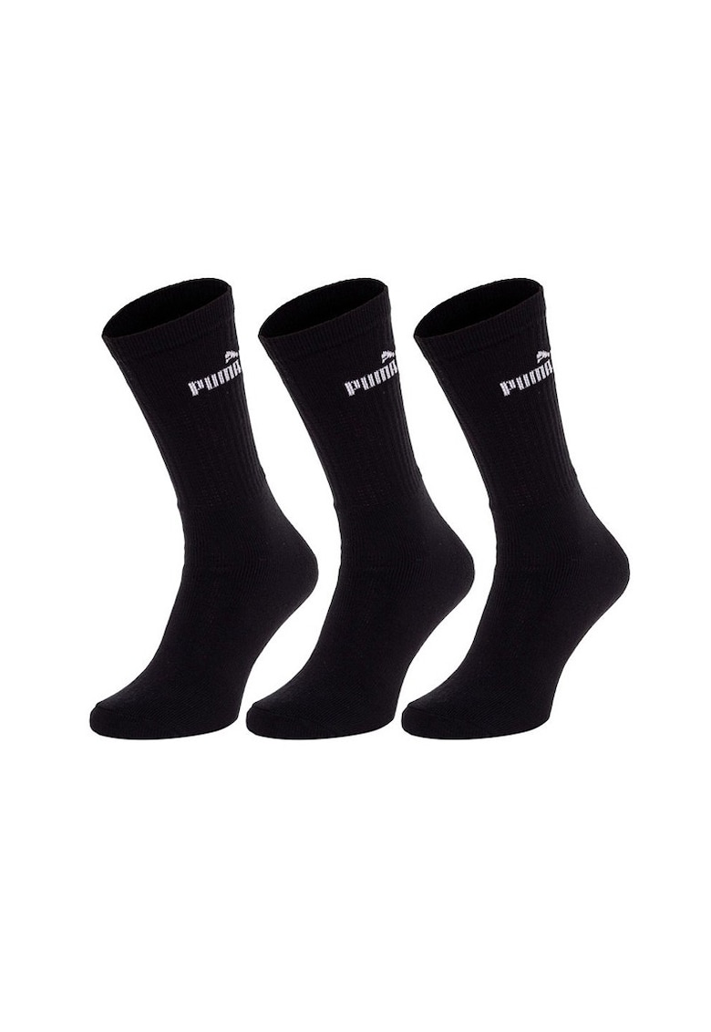 Set de sosete scurt unisex - 3 perechi - Negru