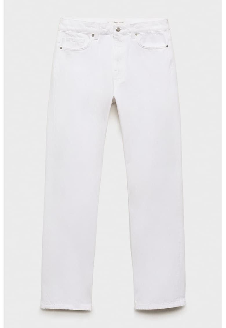Blugi cu design 5 buzunare - Alb