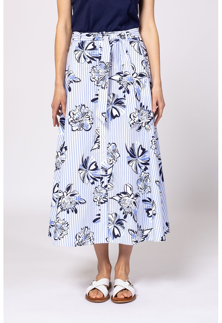 Fusta cu imprimeu floral Nida