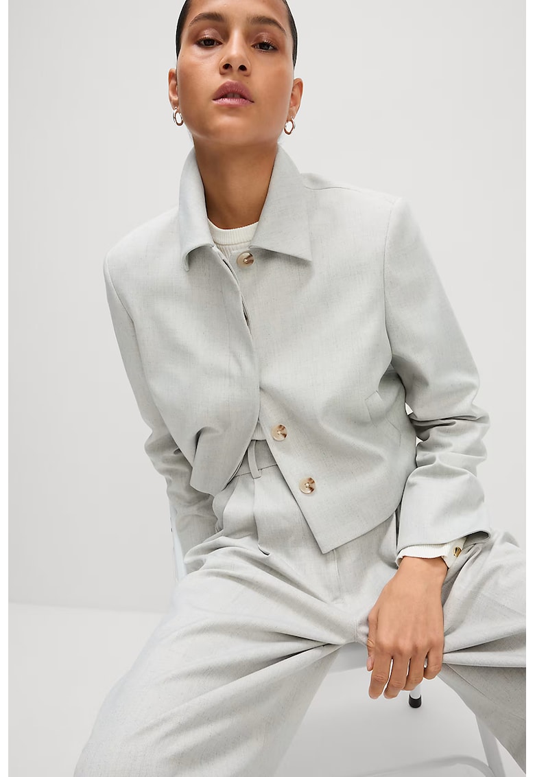 Jacheta croo cu buzunare cu refilet