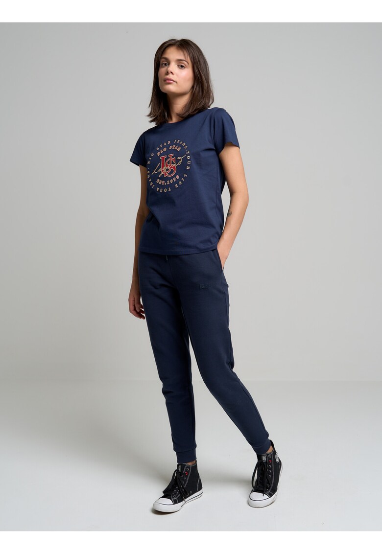 Pantaloni sport cu detaliu logo cauciucat Kathy 403