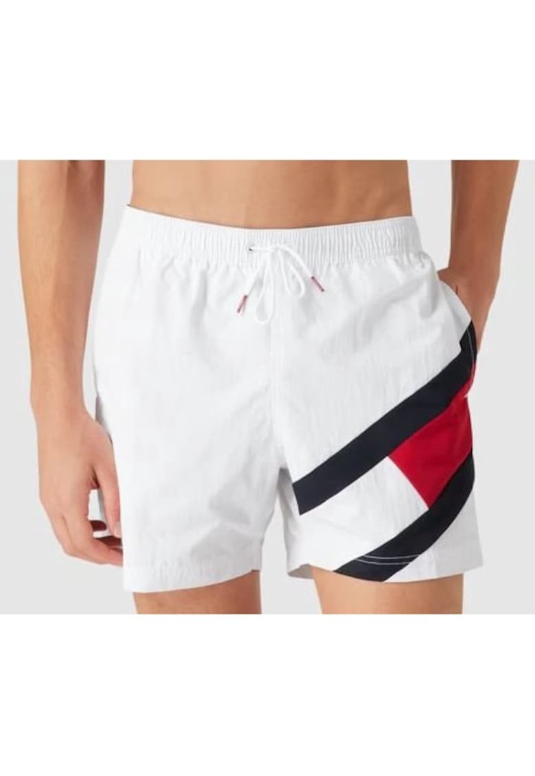 Pantaloni scurti de baie cu imprimeu logo