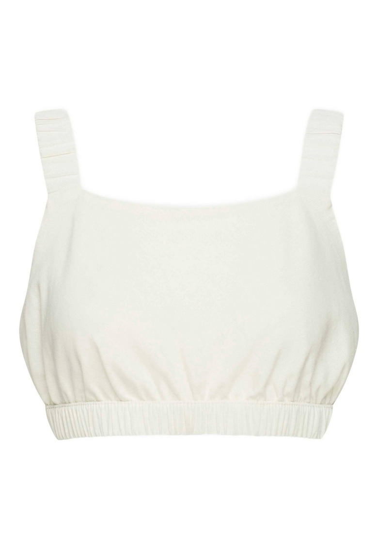 Top de baie/plaja Soley Alb crem - Alb