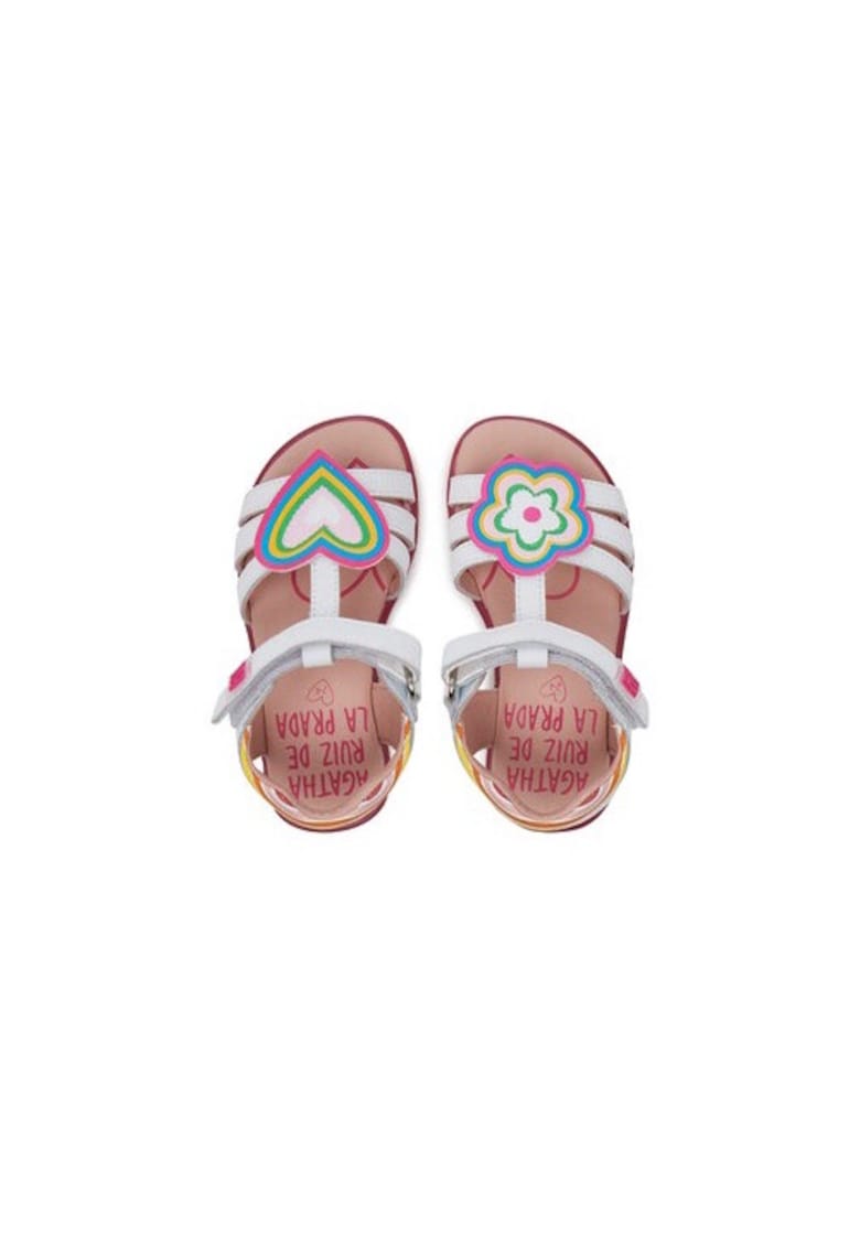 Sandale fete 305202154 - Piele naturala - Alb
