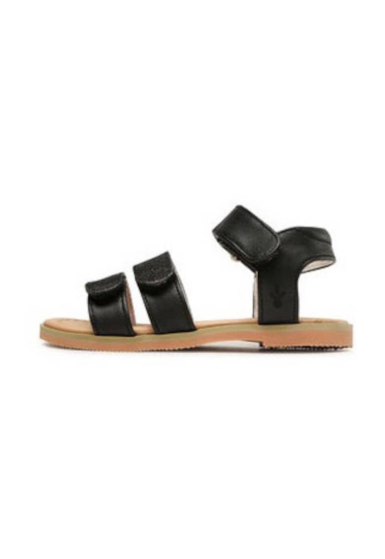 Sandale fete 302545117 - Piele naturala - Negru - Negru