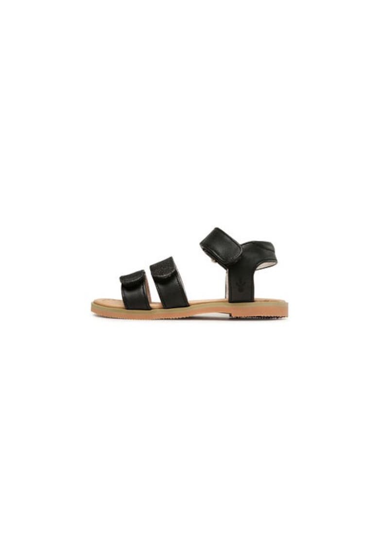 Sandale fete 302545117 - Piele naturala - Negru