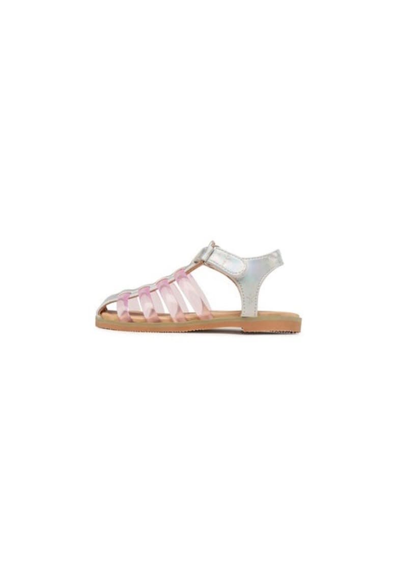 Sandale fete 302545070 - Piele naturala - 24 EU - Argintiu Sandale fete 302545070 - Piele naturala - 24 EU - Argintiu