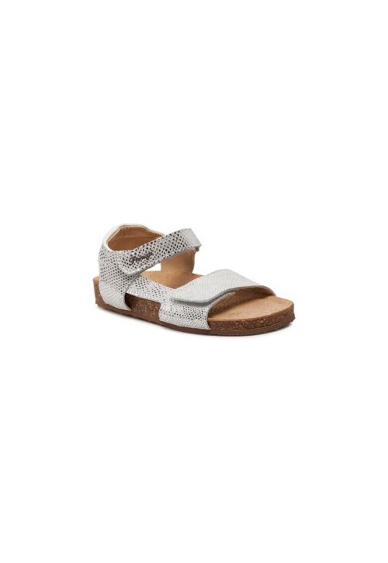 Sandale fete 304025679 - Piele naturala - Argintiu - Argintiu