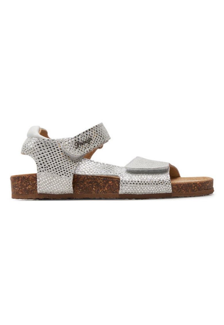 Sandale fete 304025679 - Piele naturala - Argintiu - Argintiu