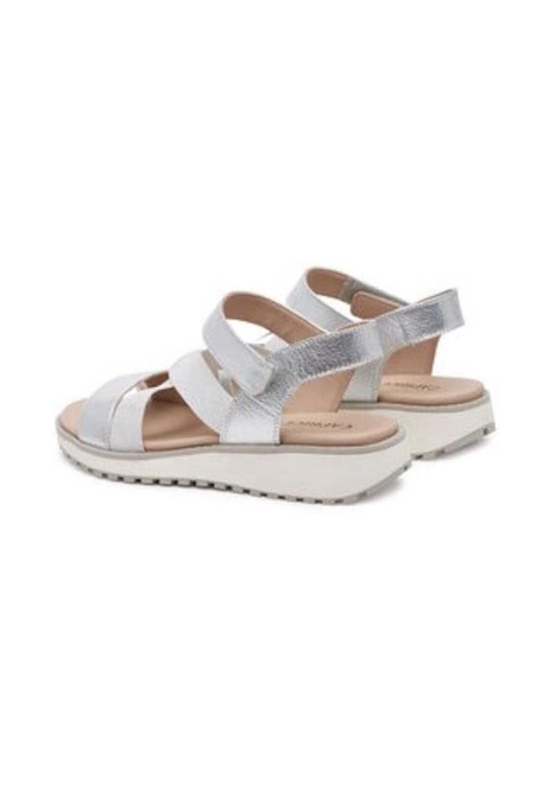 Sandale dama 304671678 - Piele naturala - Argintiu - Argintiu