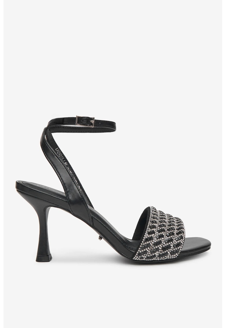 Sandale dama 5903698192185 - Piele ecologica - Negru - Negru