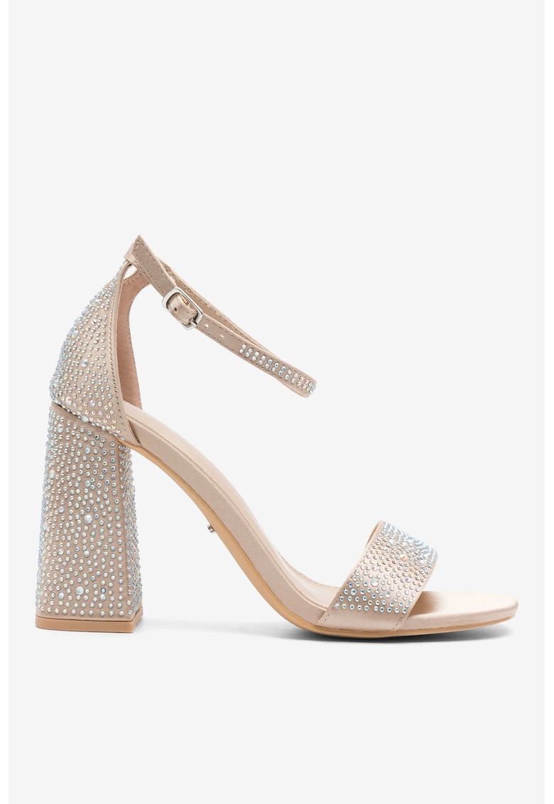 Sandale dama 5904862698724 - Textil - Auriu - Auriu - DeeZee - imagine 1