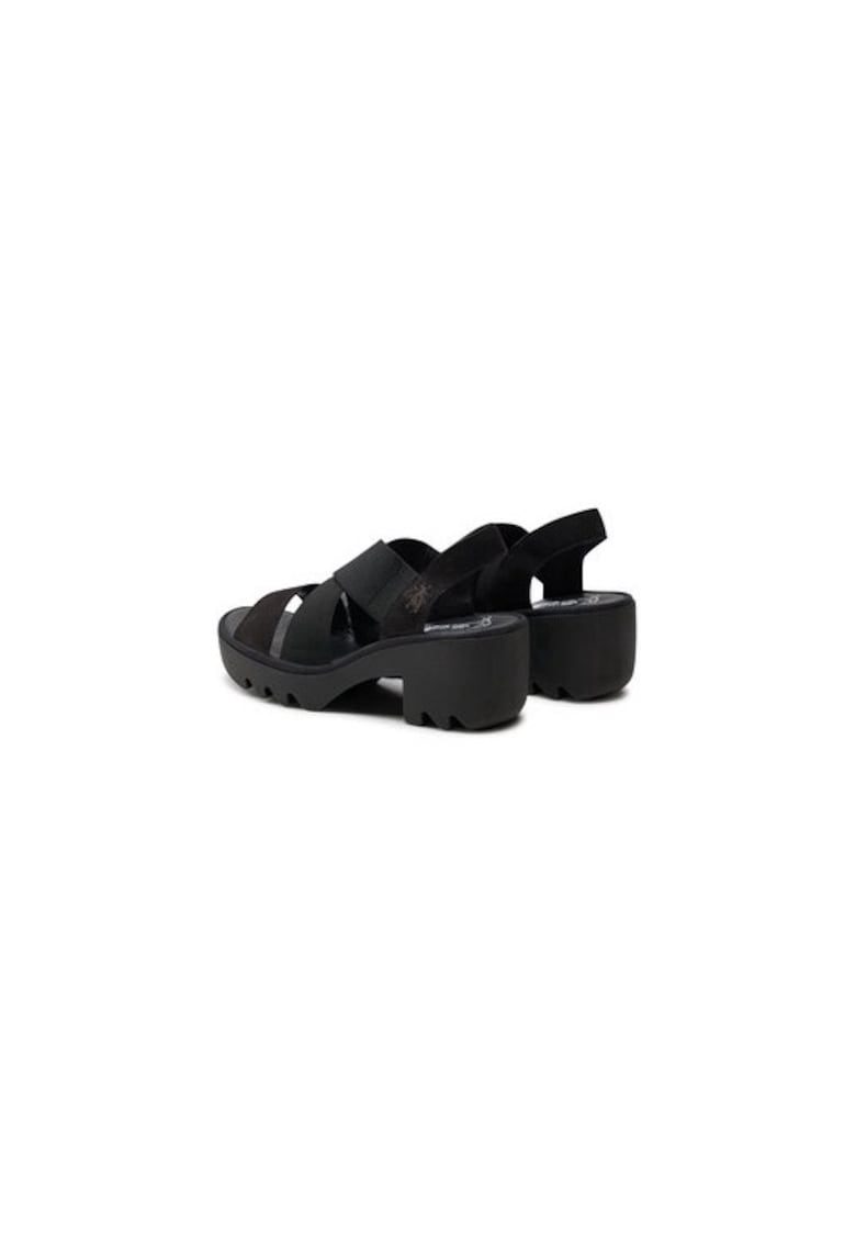 Sandale dama 303683474 - Piele naturala - Negru - Negru