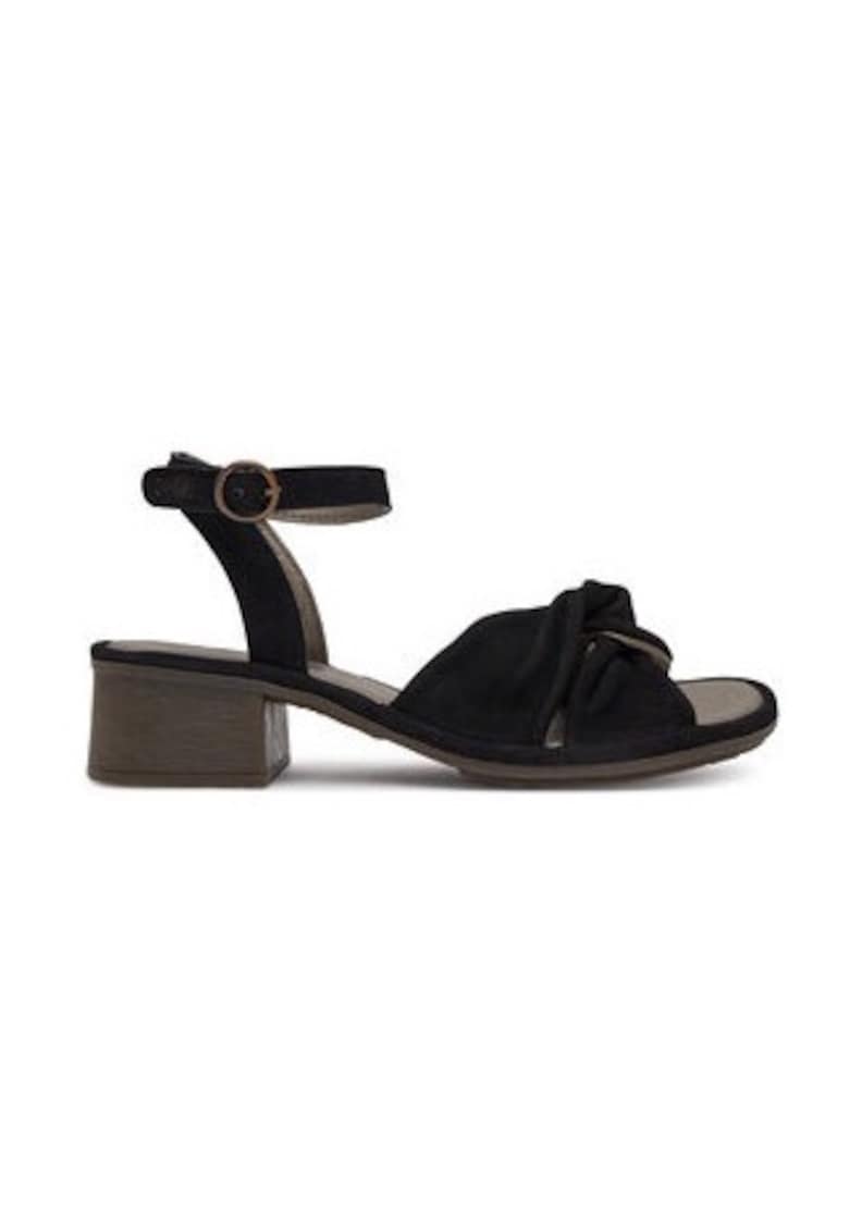 Sandale dama 305140470 - Piele naturala - Negru - Negru
