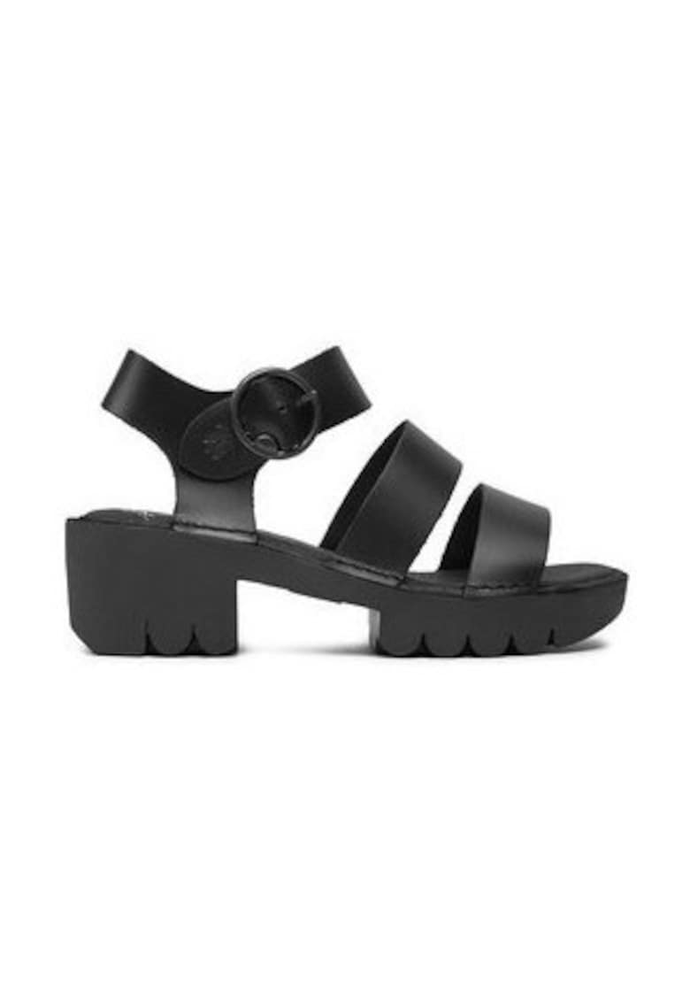 Sandale dama 303683566 - Piele naturala - Negru - Negru