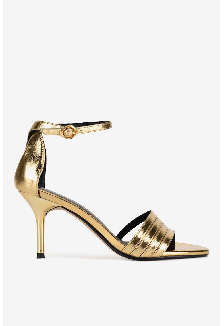 Sandale dama 5903419900921 - Piele naturala - Auriu