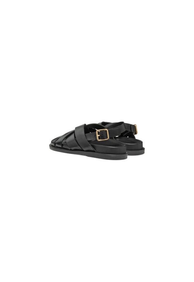 Sandale dama 304625664 - Piele naturala - 41 EU - Negru
