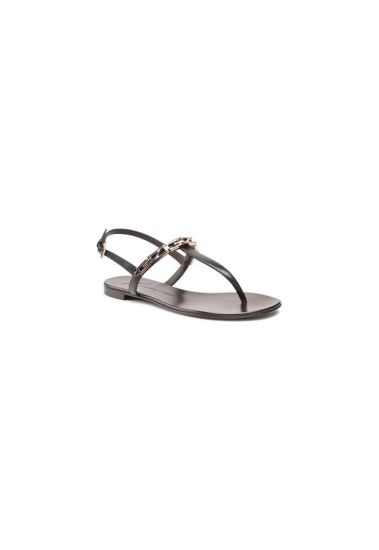 Sandale dama 209722802 - Piele naturala - Negru - Negru