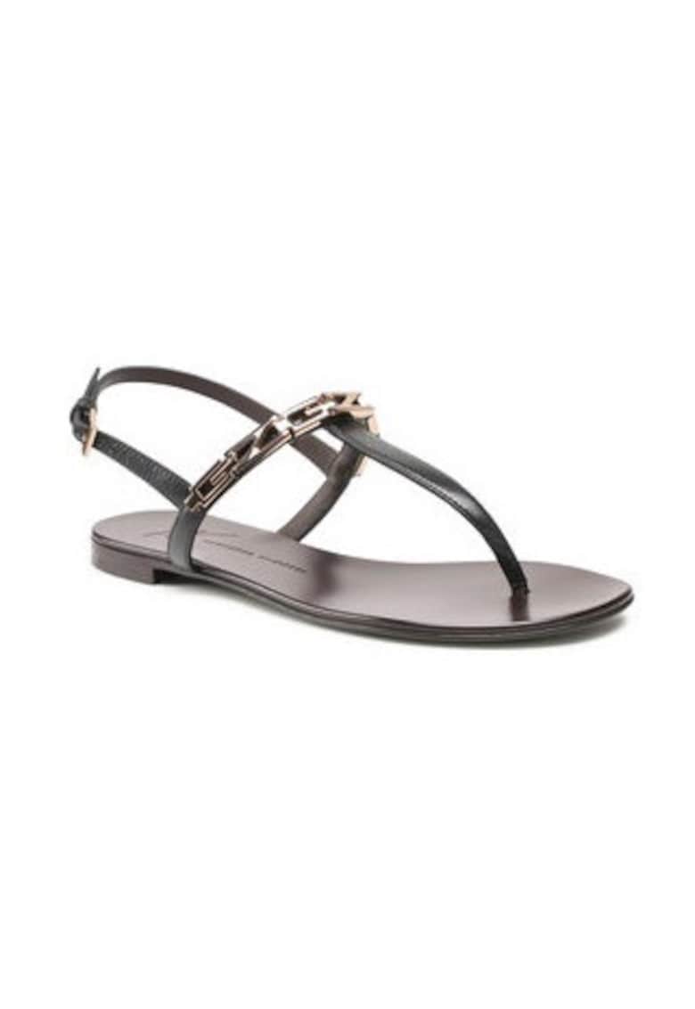 Sandale dama 209722802 - Piele naturala - Negru - Negru