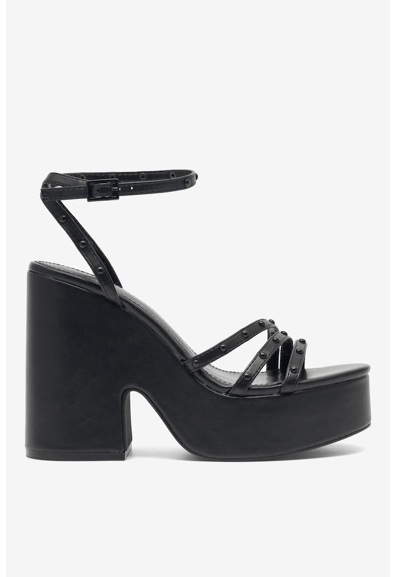 Sandale dama 5904862772127 - Sintetic - Negru - Negru