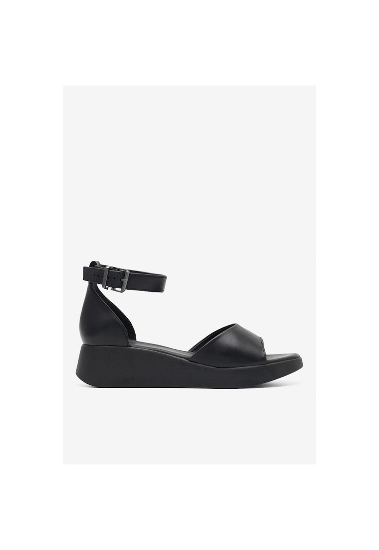 Sandale dama 5903698621401 - Piele naturala - Negru - Negru