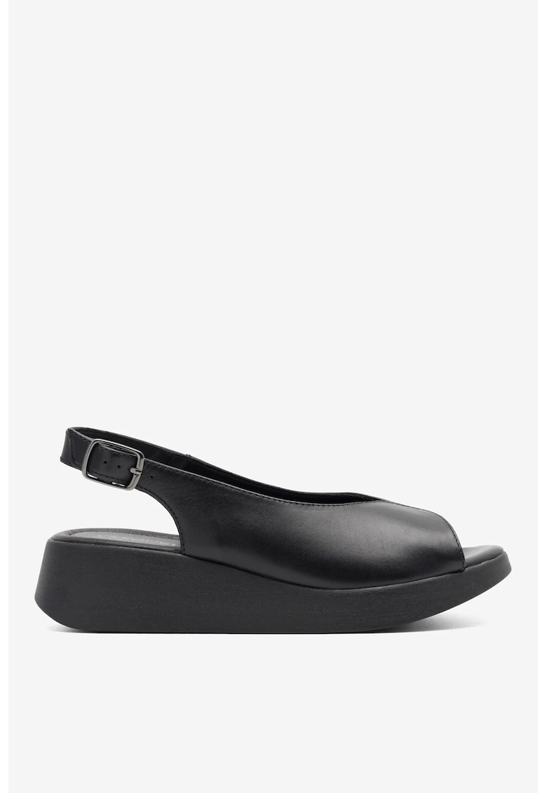 Sandale dama 5903698621494 - Piele naturala - 46797 - Negru