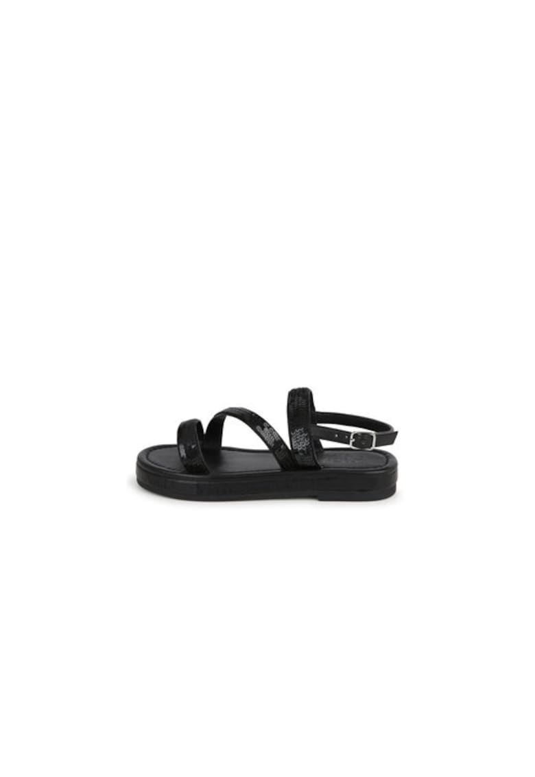 Sandale dama 303669300 - Piele ecologica - Negru
