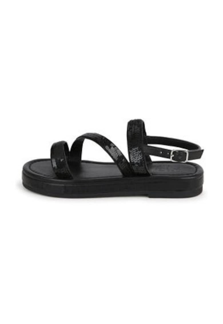 Sandale dama 303669300 - Piele ecologica - Negru - Negru
