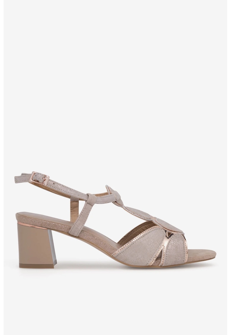 Sandale dama 5905588529507 - Piele naturala - Bej - Bej