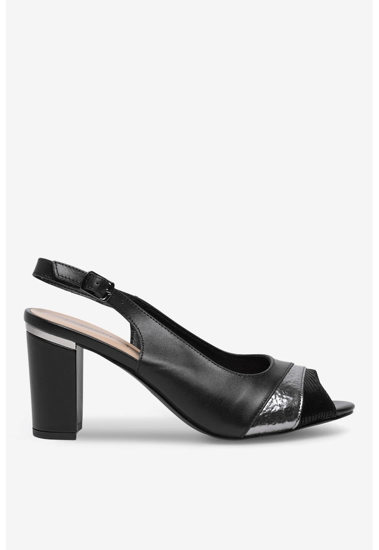 Sandale dama 5905588495208 - Piele naturala - Negru - Negru