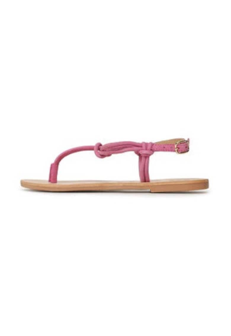 Sandale dama 302780419 - Piele naturala - Roz - Roz