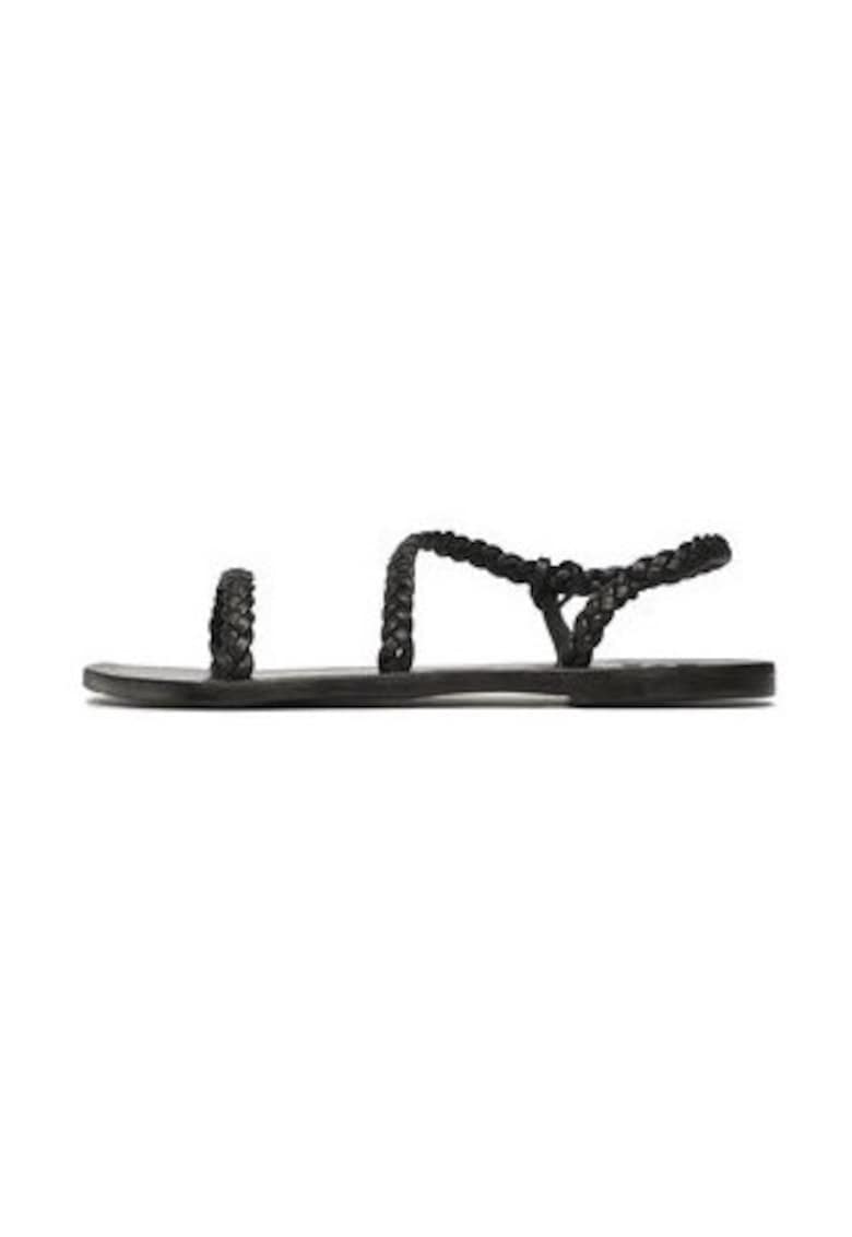 Sandale dama 302780235 - Piele naturala - Negru - Negru