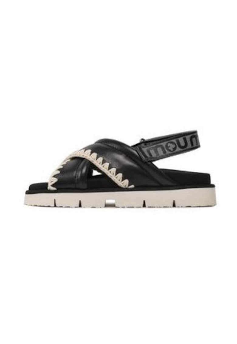 Sandale dama 302660896 - Piele naturala - Negru - Negru