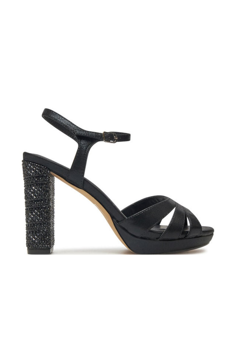 Sandale dama 304505133 - Textil - Negru - Negru