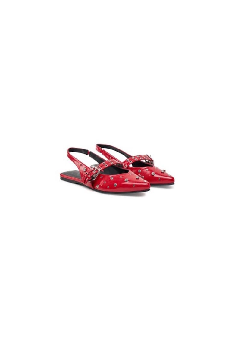 Sandale dama  304804809 - Piele naturala - Rosu