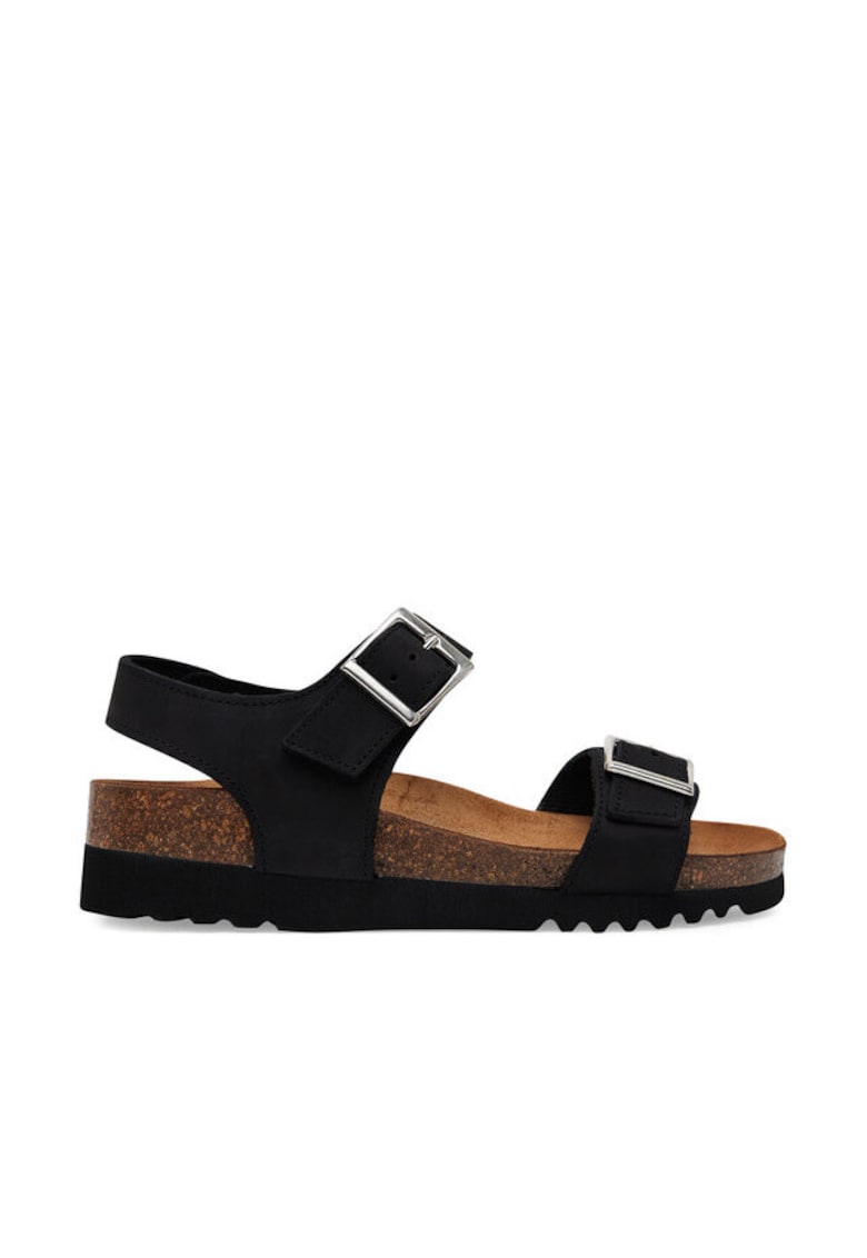 Sandale dama 304796906 - Piele ecologica - Negru - Negru