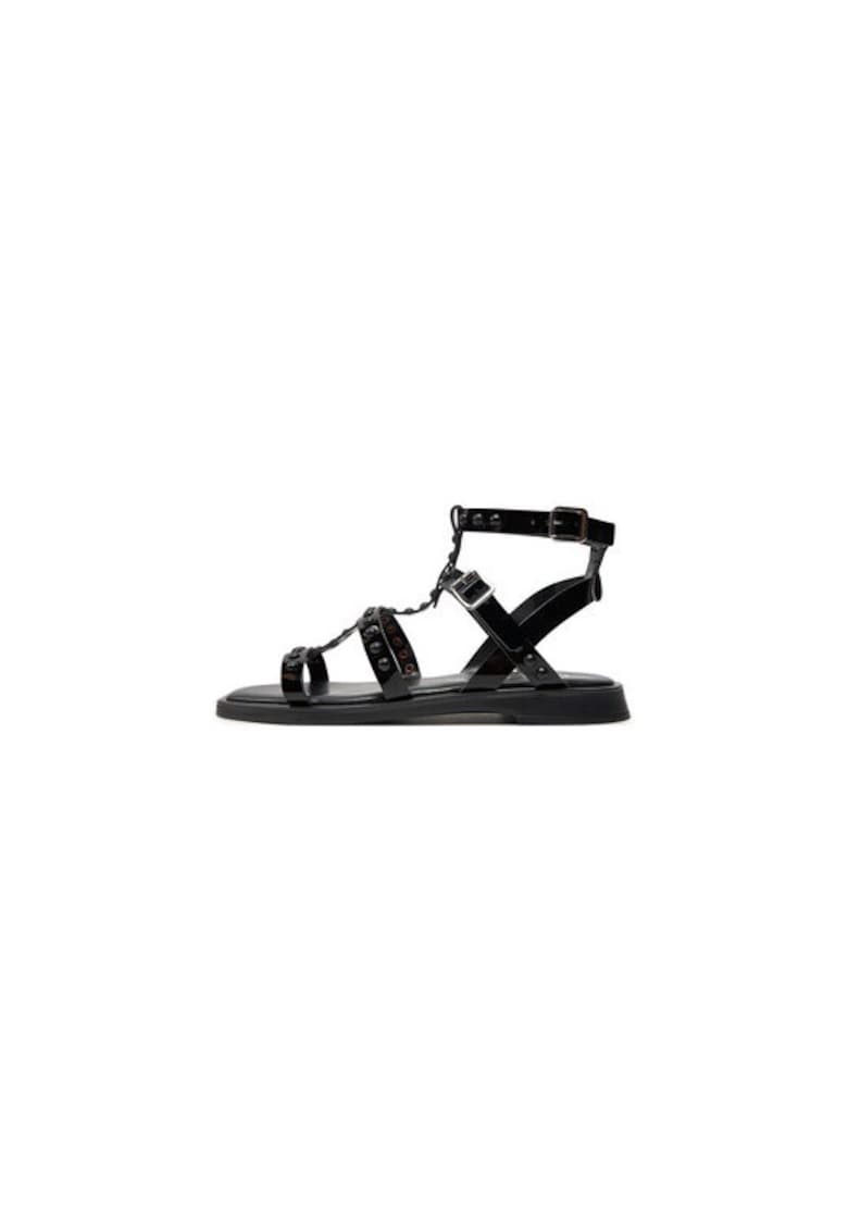 Sandale dama  303908539 - Piele ecologica - Negru