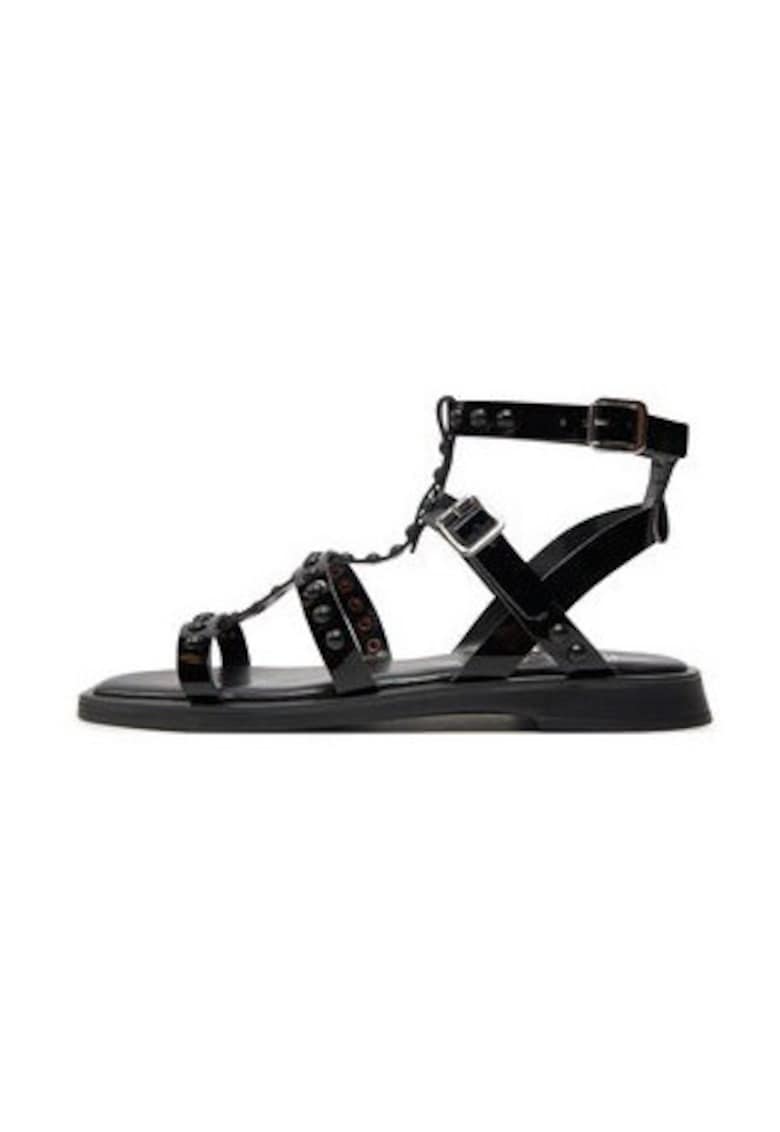 Sandale dama 303908539 - Piele ecologica - Negru - Negru