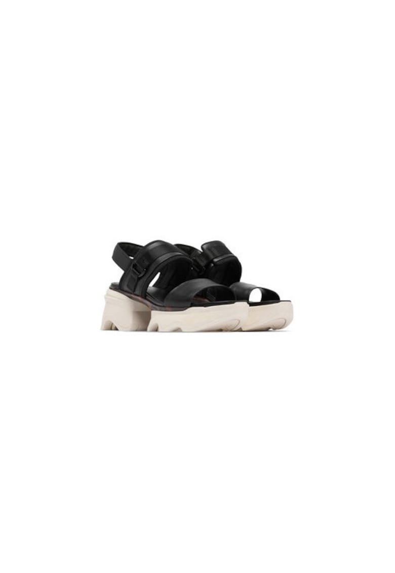 Sandale dama 304717574 - Piele naturala - Negru - Negru