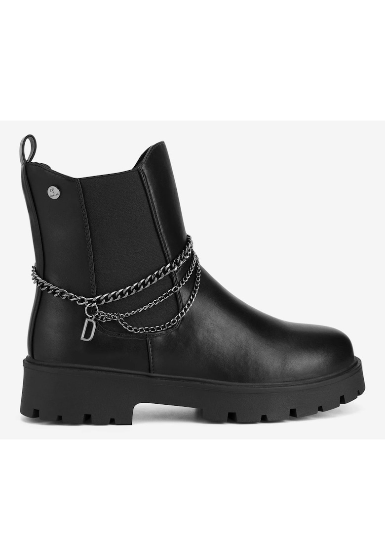 Ghete fete 5905588892991 - Sintetic - Negru - Negru