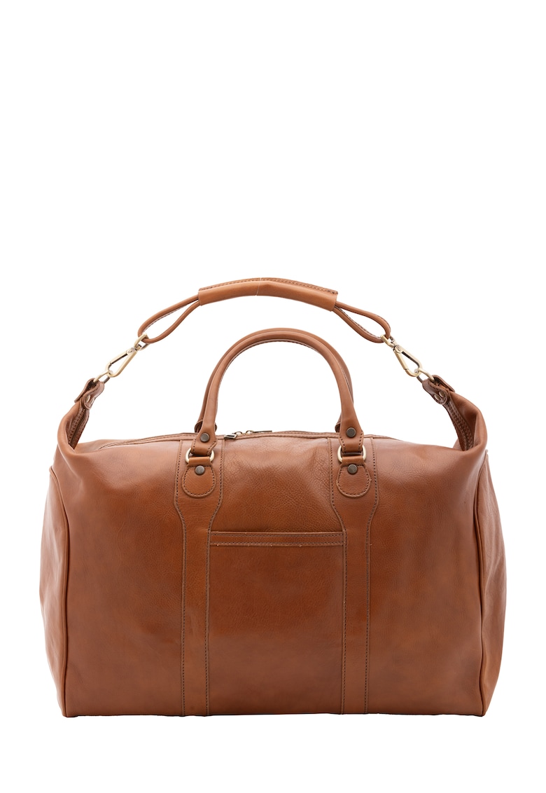 Geanta de voiaj unisex de piele - cu bareta detasabila