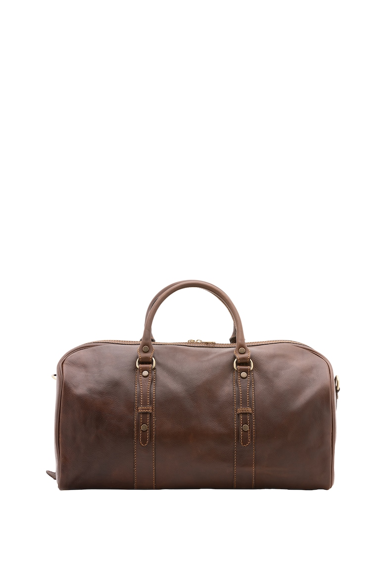 Geanta duffle de piele cu bareta detasabila - 51.8L