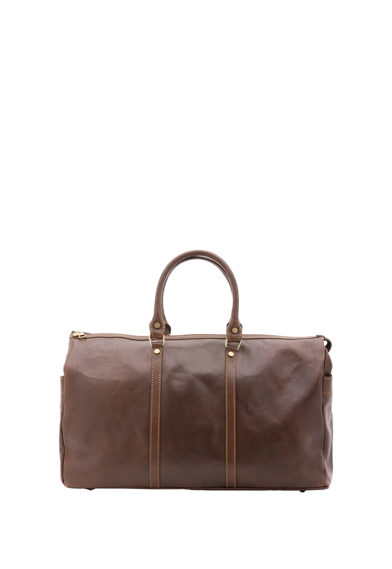 Geanta duffle de piele cu manere - 35L